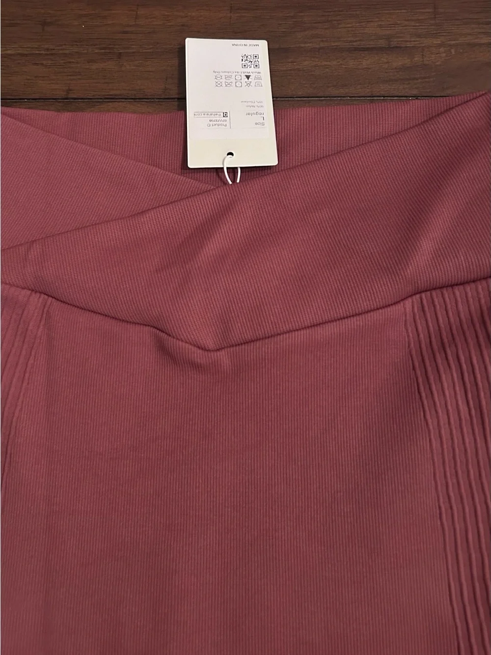 Halara Crossover Seamless Bodycon Mermaid Midi Skirt Rust Color Large - Picture 8 of 9
